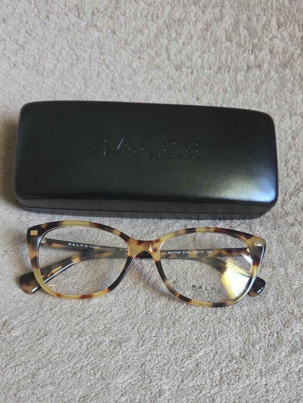 Ralph Lauren Tortoiseshell Cat Eyeglasses RA7146 6148-